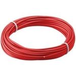 Wentronic Goobay Kupferlitze isoliert, Rot, 10 m - 1-adrig, mehrdrahtig (18 x 0,1 mm) (55044)