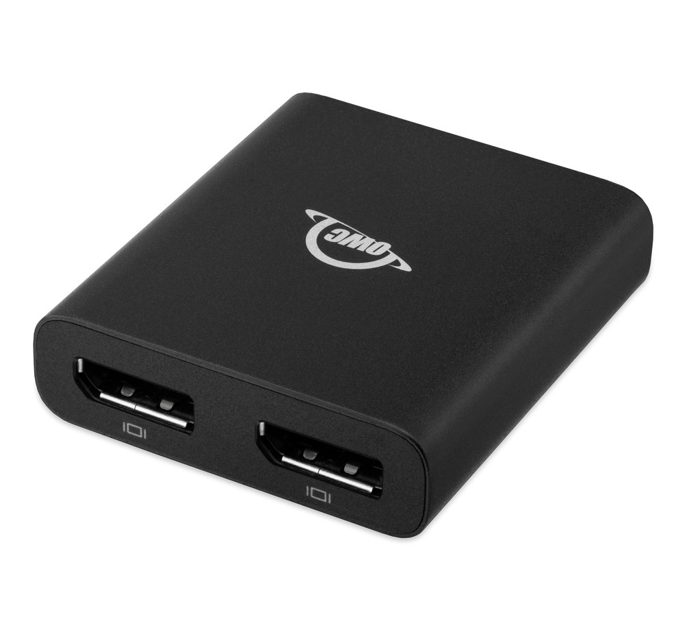 OWC Thunderbolt Dual DisplayPort Adapter USB Typ-C 7680 x 4320 Pixel Schwarz