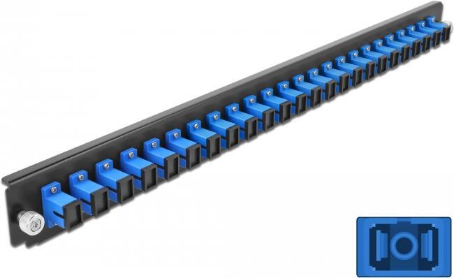 DeLOCK Rack-Montageblech für Glasfaser-Spleißbox (43351)