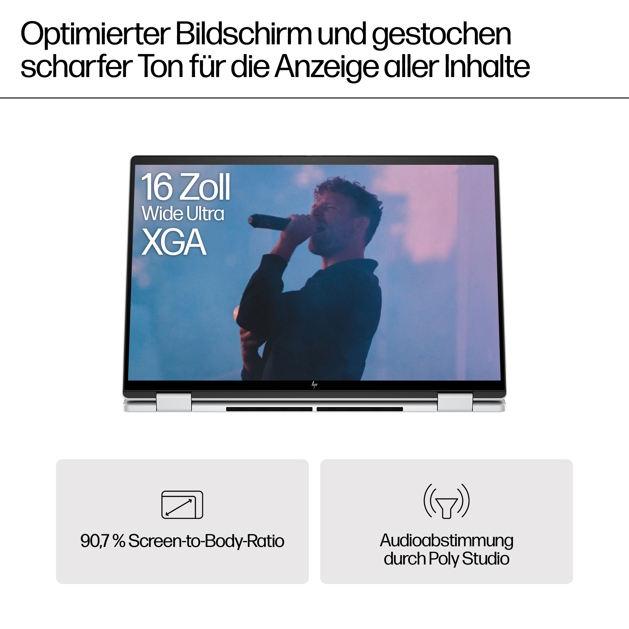 HP ENVY x360 16-ad0177ng 16" 2.8K OLED Touch AMD Ryzen 7 8840HS 16 GB RAM 1 TB SSD Silber