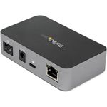 StarTech.com HB31C2A1CGS 3-Port-USB-C-Hub (LAN-Hub, 10 Gbit/s, 2x USB-A und 1x USB-C, 1m Hostkabel, powered, mit Netzteil) (HB31C2A1CGS)