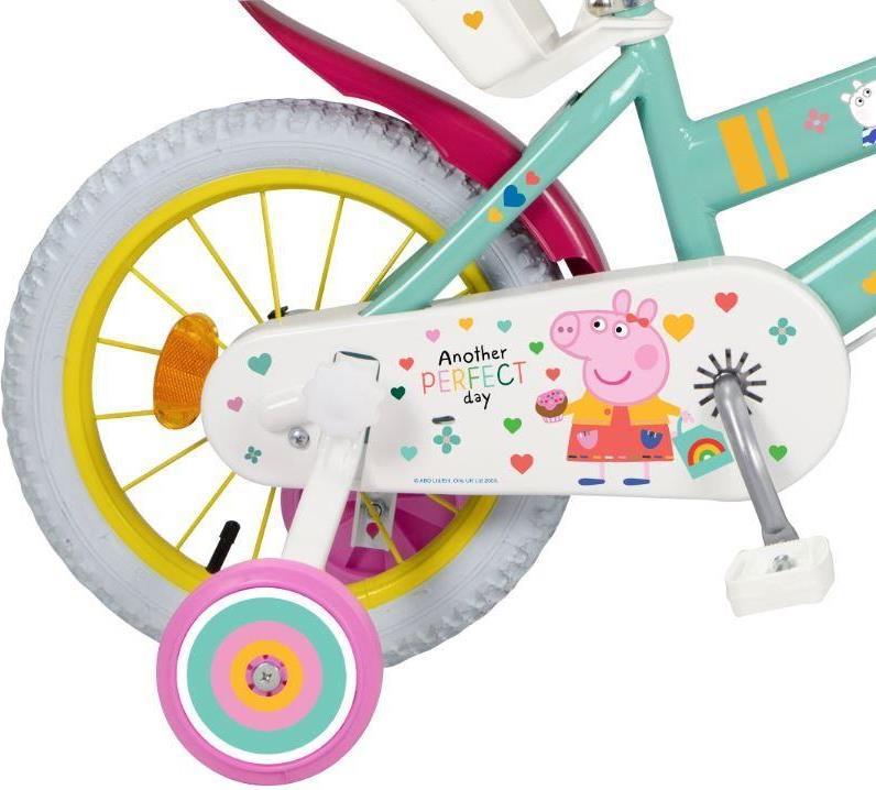 Kinderfahrrad 14" Peppa Pig grün 1498 TOIMSA (TOI1498)