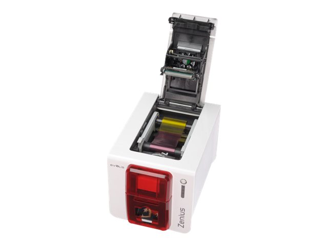 Evolis Zenius Expert Line Kartendrucker einseitig 300 dpi Fire Red