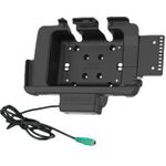 RAM Mounts EZ-Roll'r Halteschale für Zebra ET40/45 (8') Diese RAM Mounts EZ-Roll?r Halteschale ist für Zebra ET4x 8 Zoll Serie mit Zebra Rugged Boot geeignet.Die Halteschale wird durch einen 5.5mm DC-Anschluss mit Strom versorgt und lädt das Gerät in dem Dock auf.Zum Einlegen wird die Unterseite des Gerätes in die Halteschale eingelegt und bis zum Einrasten in die Halteschale gedrückt.Durch die Aussparungen an den Tasten und Anschlüssen können diese weiterhin ohne Einschränkungen genutzt werden.Die Halteschale ermöglicht auch durch die Aussparung der Innenseite, dass die Scanfunktion des Tablets weitergenutzt werden kann.Tablet Zubehör wie z.B. PowerPack Akku können hier zusätzlich untergebracht werden. Die Rückseite der Gerätehalteschale ist für die Aufnahme einer VESA 75x75 mm oder runden Basisplatte (nicht im Lieferumfang enthalten) vorbereitet.Produktmerkmale RAM Mounts RAM-HOL-ZE20PU:Kompatibel mit PowerPack AkkuLeichtes Einlegen und einfache EntnahmeZusätzliche Montageplatte für die Befestigung zusätzlicher Geräte oder ZubehörNur mit Zebra Rugged Boot nutzbarAnschlussbuchse: 5.5mm DCEingangs-Kabellänge: ca. 100 cmZertifikate: RoHS, WEEE, CE & UKCAZusätzlicher Hinweis: Für eine Nutzung ohne Rugged Boot benötigen Sie das Zubehör RAP-INSERT-ZE20U.Abgebildete Geräte gehören nicht zum Lieferumfang.Es wird ausschließlich die RAM-HOL-ZE20PU Halteschale geliefert. (RAM-HOL-ZE20PU)