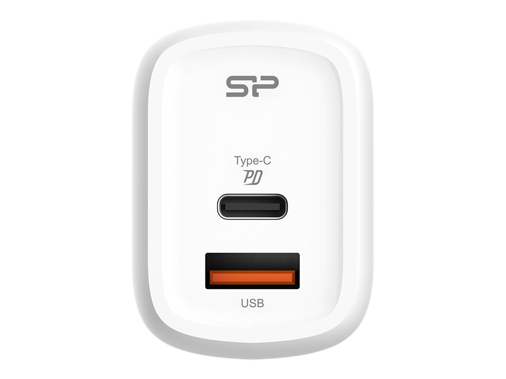 Silicon Power Boost Charger QM25 Netzteil 30 W USB-C USB-A PD QC 3.0 Weiß