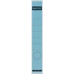 LEITZ Ordnerrücken-Etikett, 39 x 285 mm, lang, schmal, blau passend für LEITZ Standard- und Hartpappe-Ordner 1050 und (1648-00-35)