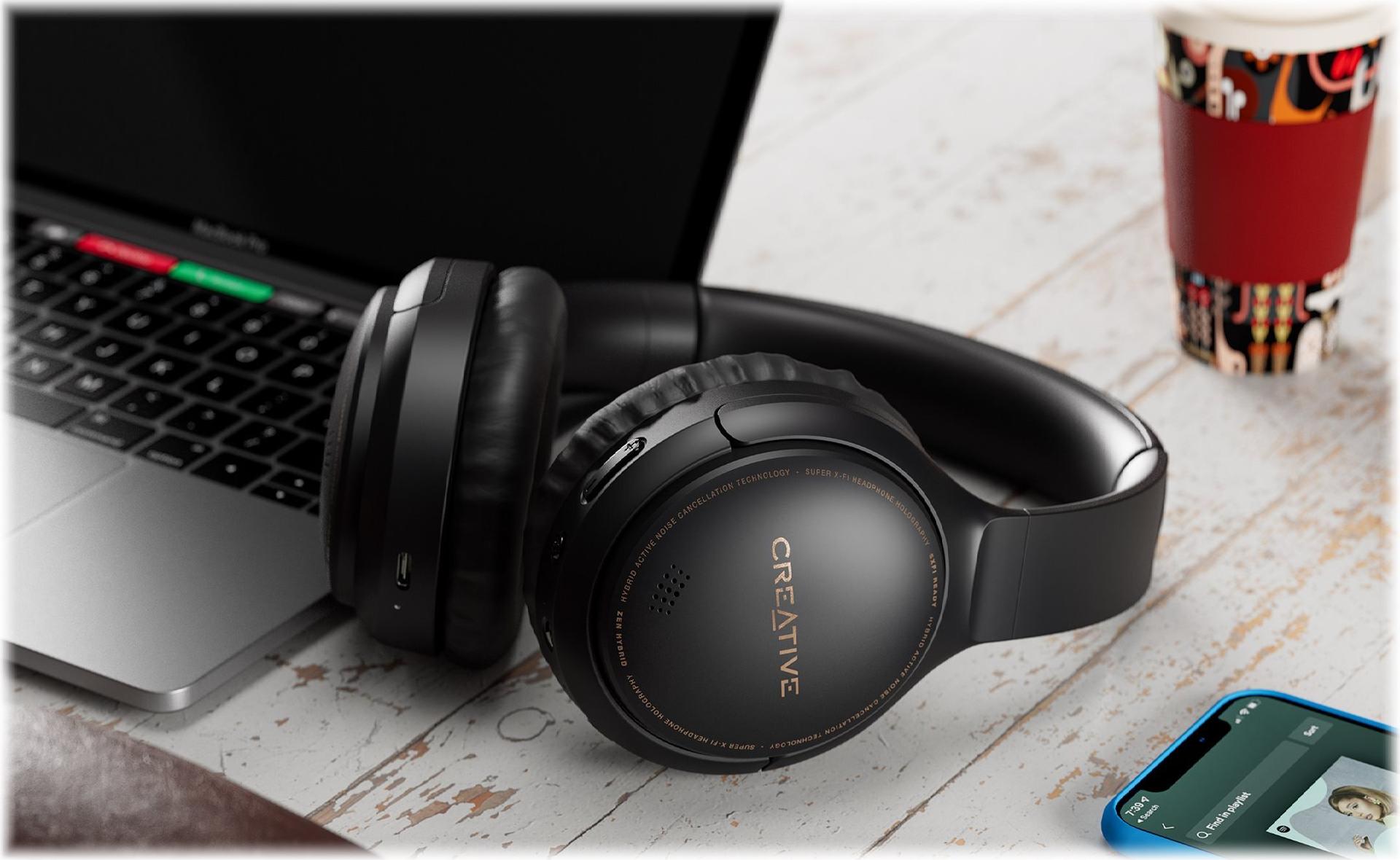 Creative Labs Zen Hybrid Gen 2 Over-Ear Bluetooth Kopfhörer Schwarz