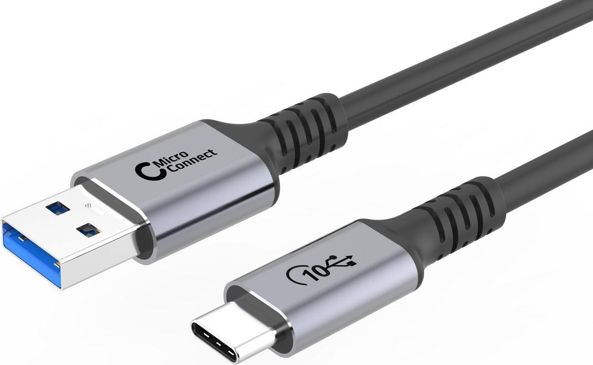 MicroConnect Premium USB-C to USB-A cable 0.25m 10Gbps 60W (USB3.2AC025)