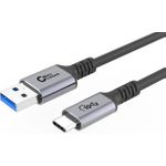 MicroConnect Premium USB-C to USB-A cable 0.25m 10Gbps 60W (USB3.2AC025)