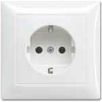 Busch-Jaeger 1fach Einsatz Schutzkontakt-Steckdose Busch-balance SI Alpinweiß 20 EUJ-914 (20 EUJ-914)