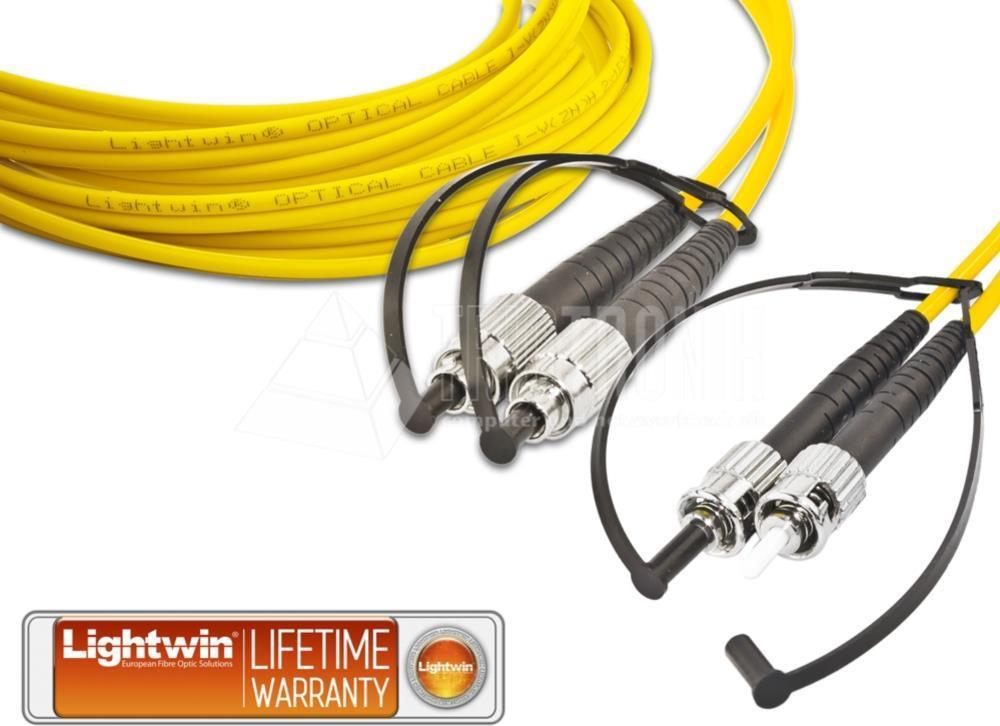 Lightwin LDP-09 FC-ST 3.0 Glasfaserkabel 3 m LSOH OS2 2x FC 2x ST Gelb (LDP-09 FC-ST 3.0)