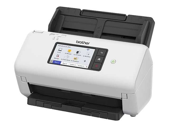 Brother ADS-4700W Dokumentenscanner Duplex 600 dpi 40 ppm Wi-Fi Schwarz, Weiß