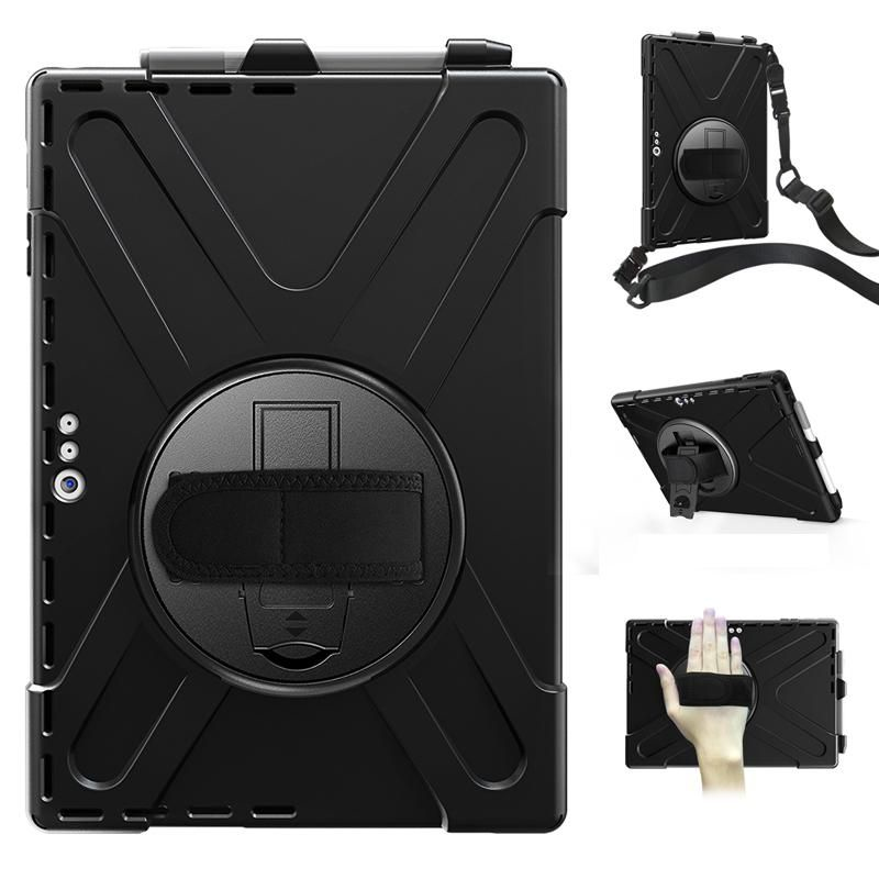 eSTUFF Defender Case für Microsoft Surface Pro 7+/7/6/5/4 Schwarz