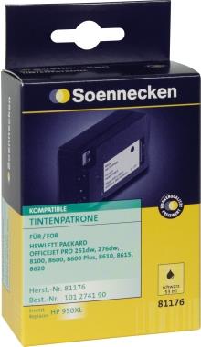 Soennecken Tintenpatrone 81176 wie HP CN045AE 950XL schwarz (81176)