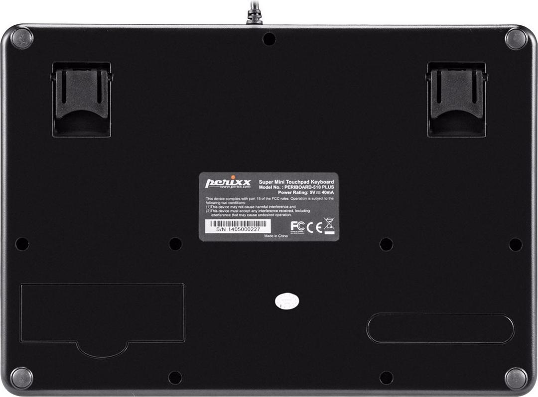 Perixx Periboard-512 Ergonomische USB-Tastatur QWERTZ Schwarz