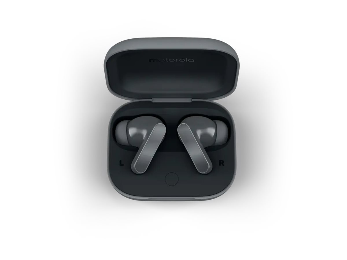 Motorola moto buds bass True Wireless In-Ear Kopfhörer ANC Bluetooth Pantone Dunkler Schatten