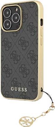 GUESS Hard Cover 4G Charms Grey, for iPhone 13 Pro Max, GUHCP13XGF4GGR (GUHCP13XGF4GGR)