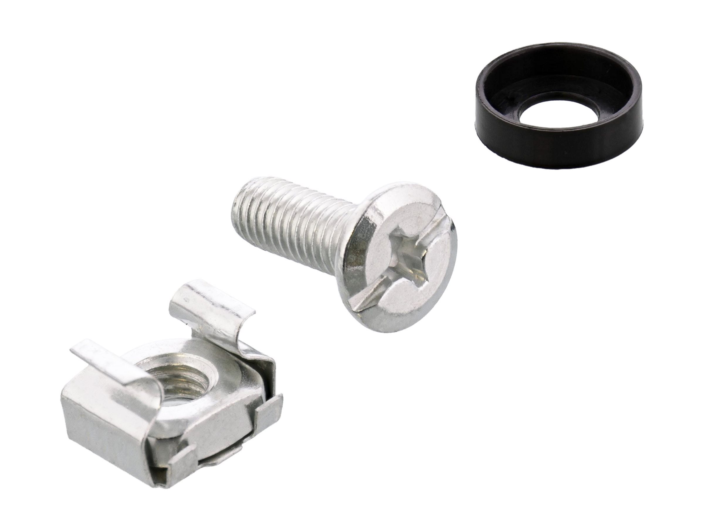 InLine 19" Kabelführungspanel 1 HE 9 abnehmbare Kunststoffbügel Schwarz (RAL 9005)