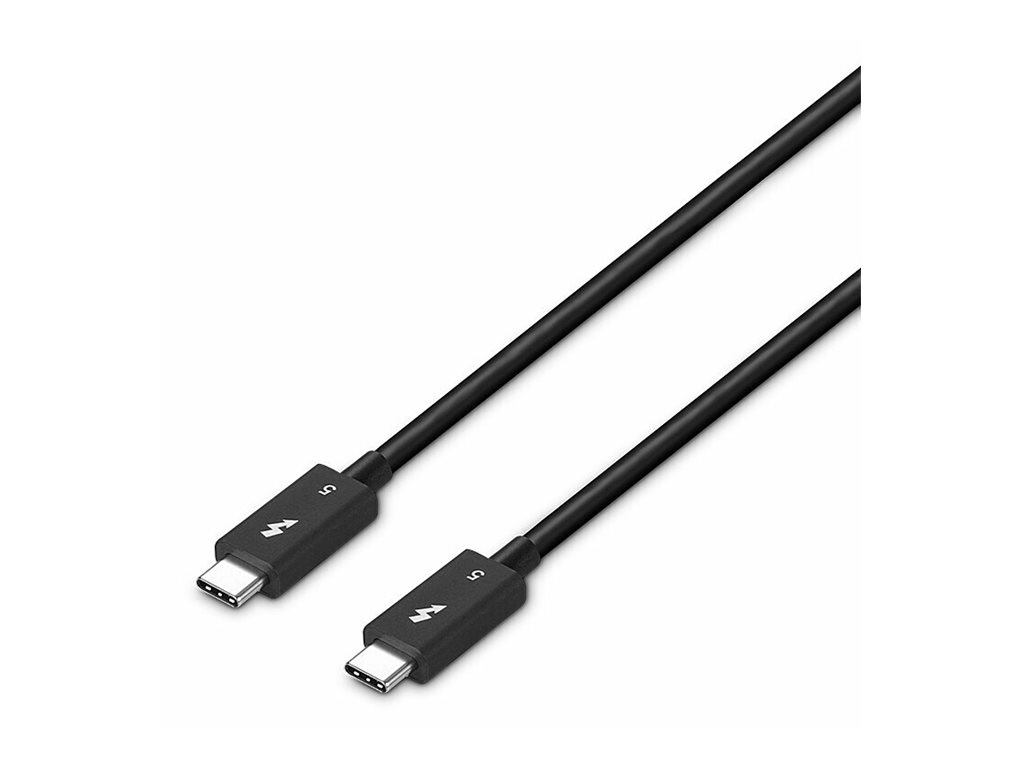 Lindy Thunderbolt 5 Passives Kabel USB-C 1 m 80 Gbit/s Schwarz