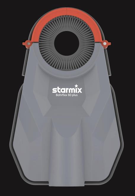 Elektrostar Bohrstaub-Düse Starmix Bohrfixx 60 Plus für staubfreies Bohren auf allen Oberflächen (110134)