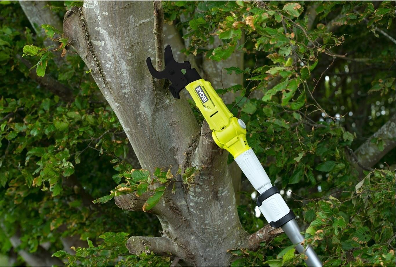 Ryobi RY18PLA-0 Akku-Astschere 18 V 32 mm Teleskop Schwarz, Grün