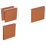 ELBA Dossiers suspendus DEFI FLEX, pour tiroir, fond 30 mm orange, carton kraft 230 g/m2, entr'axe: 330 mm, barrette - 1 Stück (400126767)