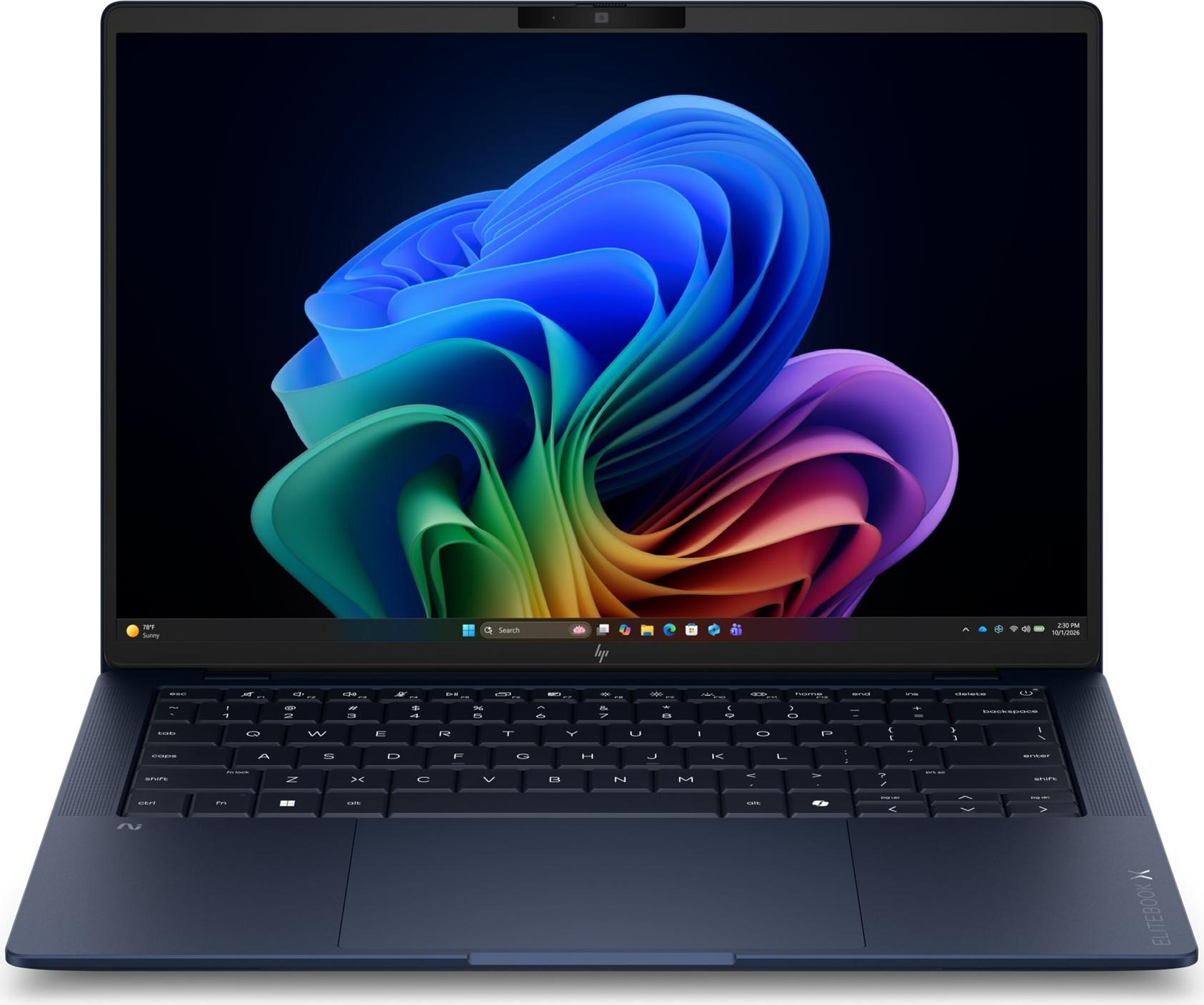 HP EliteBook X G2q 14" Qualcomm Snapdragon X2 Elite 32 GB RAM 1 TB SSD Atmospheric blue