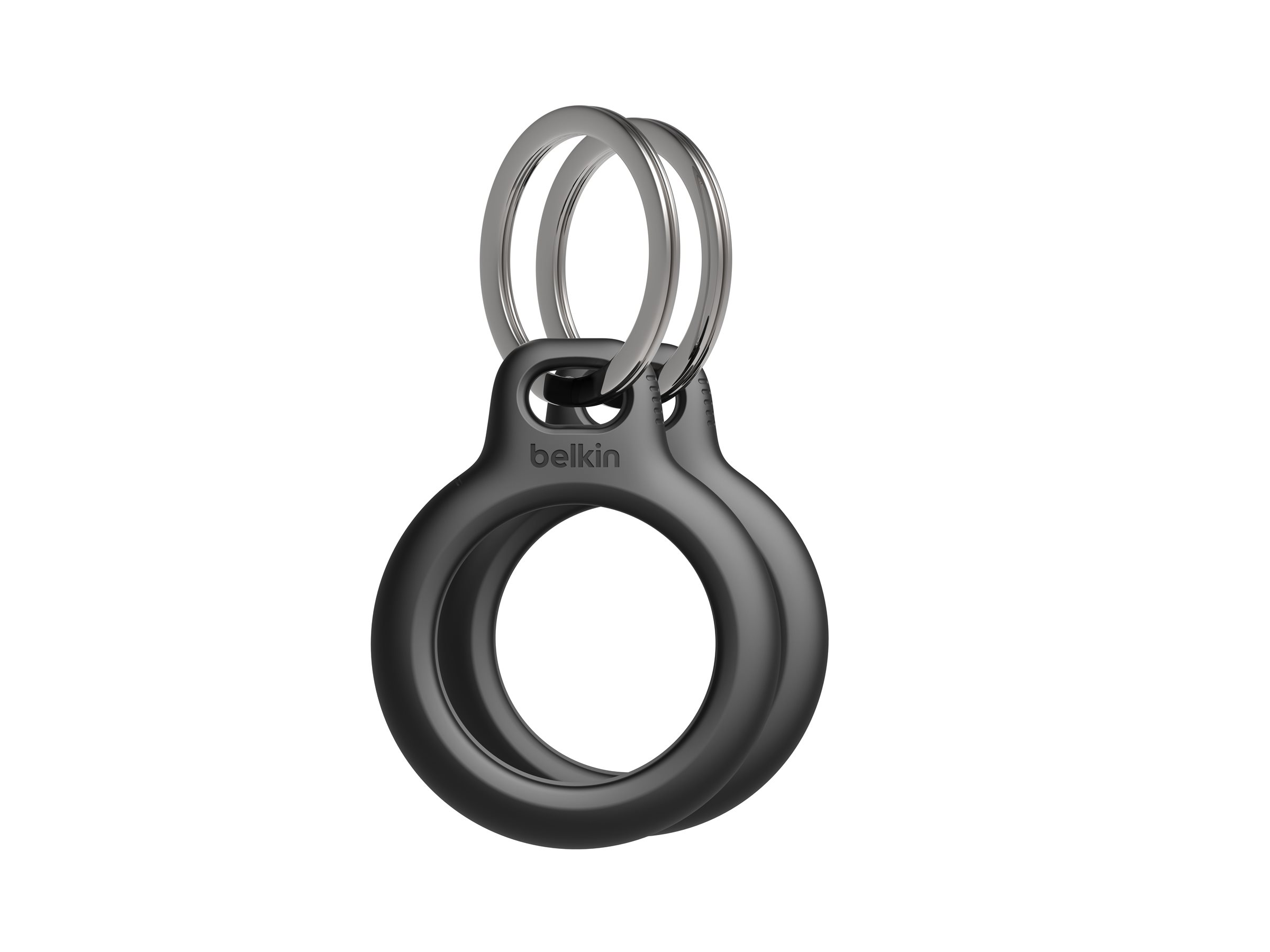 Belkin Secure Holder mit Schlüsselring für Apple AirTag 2er-Pack Schwarz