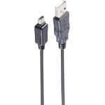 shiverpeaks -BASIC-S--USB 2.0 A Stecker auf Mini USB 2.0 - 12 pin Stecker, 1,5m (BS77372)
