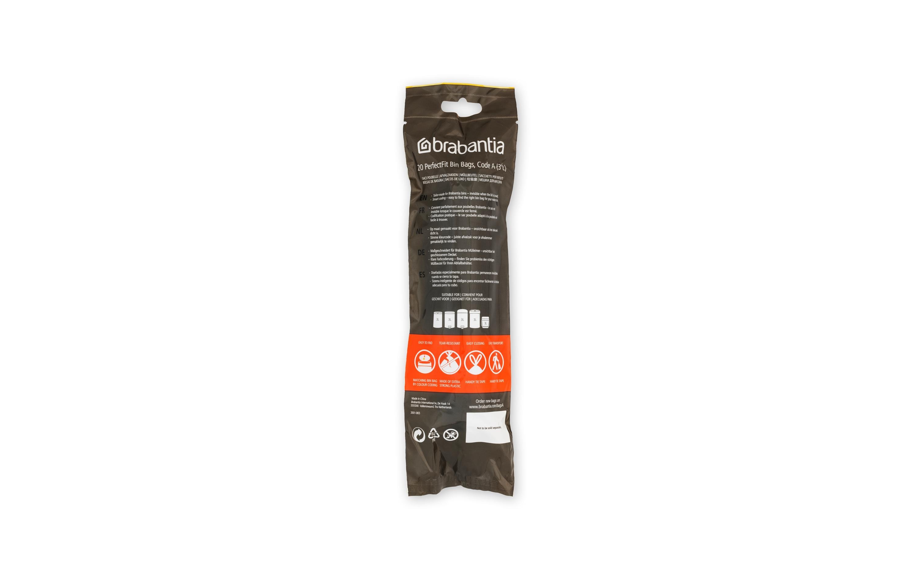 Brabantia Size A Mülleimerbeutel 3 L Weiß