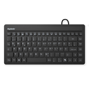 KeySonic KSK-3230IN Mini-Industrietastatur USB QWERTZ IP68 Schwarz