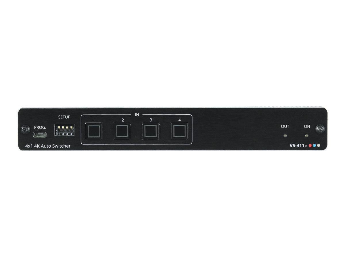 Kramer VS-411X 4x1 4K HDR HDMI Auto-Switcher Schwarz