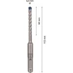 Bosch Accessories EXPERT SDS plus-7X 2608900071 Hammerbohrer 1 Stück 6.00 mm Gesamtlänge 115 mm SDS-Plus 1 St.