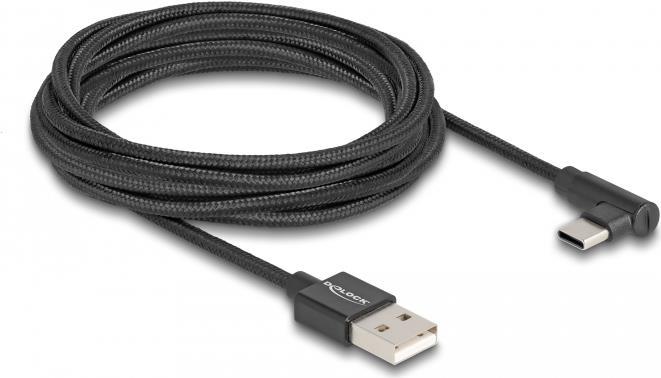 Delock USB-Kabel USB (M) zu 24 pin USB-C (M) gewinkelt (80033)