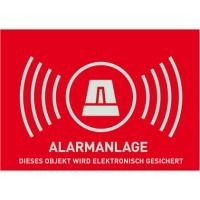 ABUS Warnaufkleber Alarm -D- 74x52,5mm AU1323