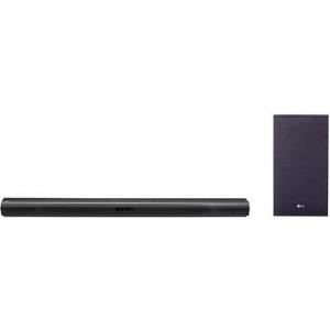 LG Electronics Soundbar SJ4 Schwarz Bluetooth®, High-Resolution Audio, inkl. kabellosem Subwoofer, USB (SJ4)