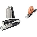 LEITZ Heftgerät Nexxt 5504, Heftleistung: 40 Blatt, grau Einlegetiefe: 70 mm, für Heftleistung 24-6, 24-8 oder 26-6 (5504-00-85)