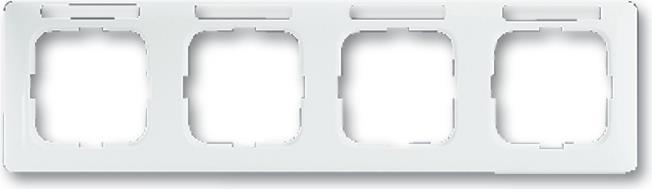 Busch-Jaeger 1754-0-4064. Produktfarbe: Weiß, Markenkompatibilität: Busch-Jaeger, Kompatibilität: 1799-0-0154 1799-0-0162. Breite: 294 mm, Höhe: 81 mm, Dicke: 1,1 cm (2CKA001754A4064)