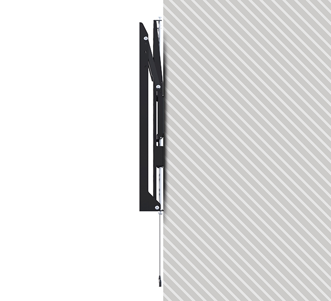 B-TECH BT9910/B Wandhalterung neigbar 65"–100" VESA 1000 x 600 max. 130 kg Schwarz