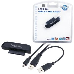 LogiLink USB 2.0 SATA Adapter, USB-A Stecker (AU0011A)