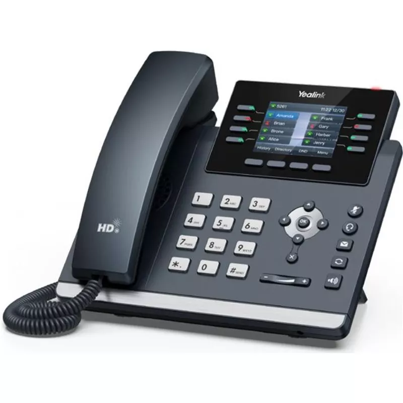 Yealink SIP-T44U VoIP-Telefon mit Rufnummernanzeige (1301214)