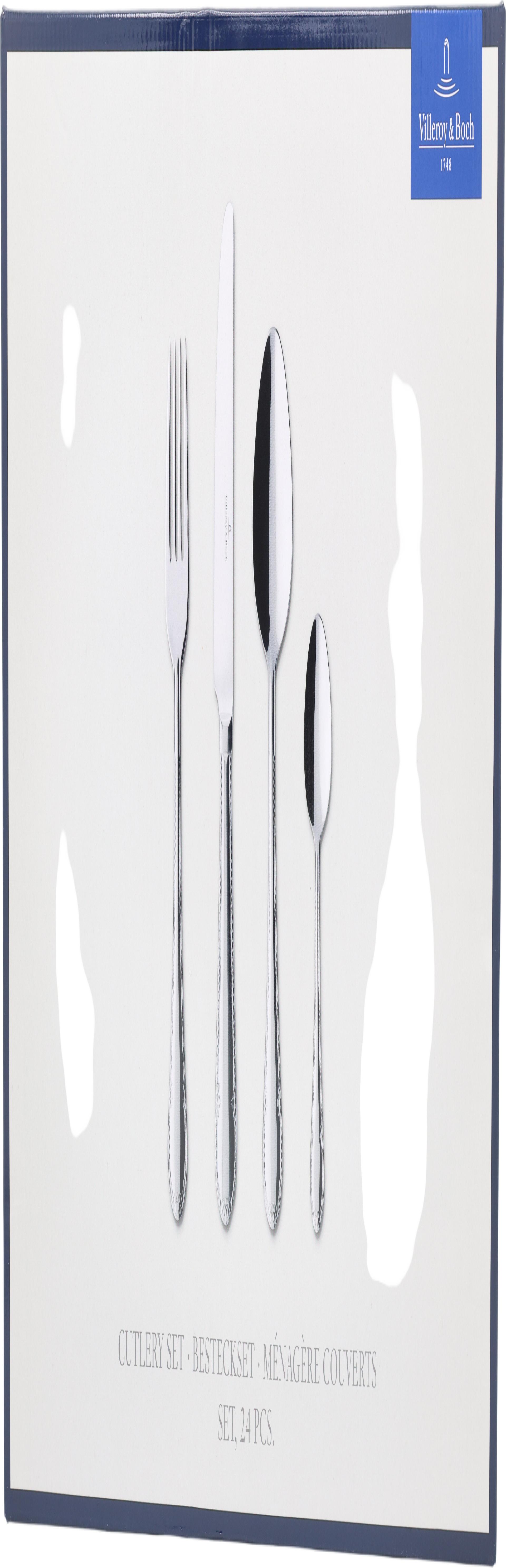Villeroy & Boch Mademoiselle 24-teiliges Besteckset Edelstahl
