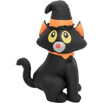 EUROPALMS Halloween Aufblasbare Figur Katze, 122cm (83316155)
