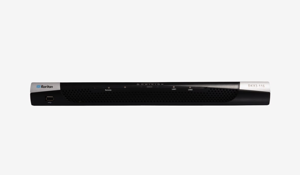 Raritan Dominion KX III DKX3-116 KVM-Switch 16 Ports CAT5 Schwarz
