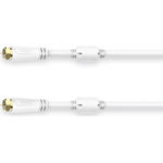 Hama Anschluss-/Verbindungskabel, a) von 1x F-Stecker, b) auf 1x F-Stecker, 3 Meter, dreifach geschi (00205252)