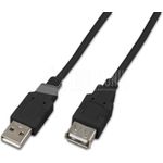 Wirewin USB A-A MF 1.0 SW USB Kabel 1 m USB 2.0 Schwarz (USB A-A MF 1.0 SW)