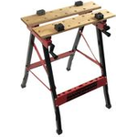 BRÜDER MANNESMANN Werkbank, klappbar (H)790 mm Arbeitsfläche mit verzugsfreien MDF-Platten, abriebsfeste - 1 Stück (M7000)