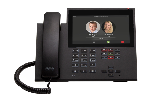Auerswald COMfortel D-600 VoIP-Telefon 6 Leitungen Schwarz
