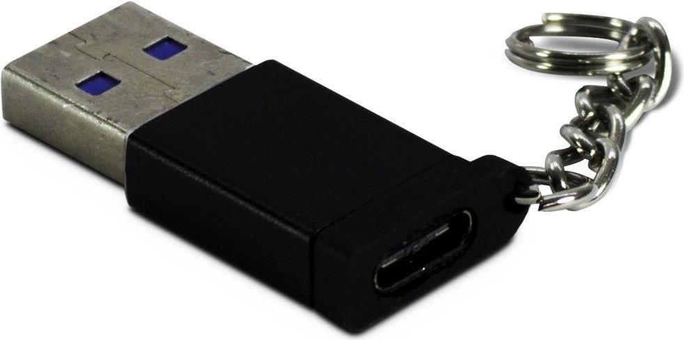 Inter-Tech 88885460 Kabeladapter USB Type C USB Type A Schwarz (88885460)