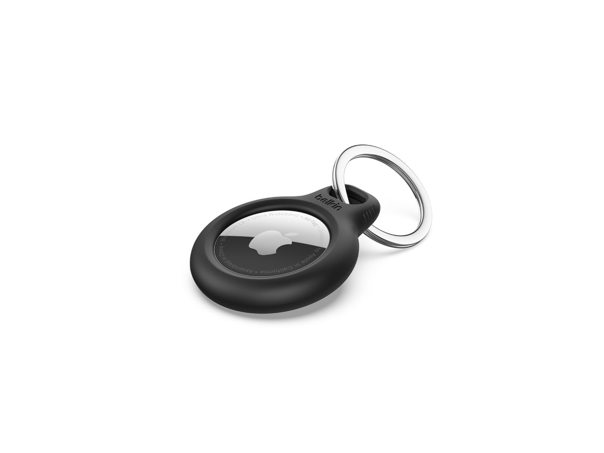 Belkin Secure Holder mit Schlüsselring für Apple AirTag 2er-Pack Schwarz